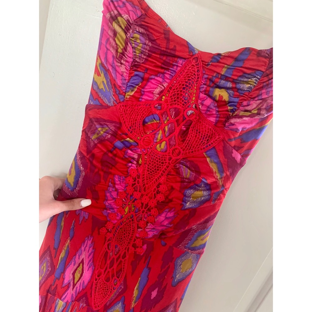 Sky Strapless Maxi Dress